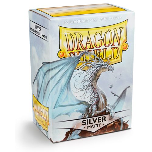 Arcane Tinmen 11008 Dragon Shield Sleeves: Matte: Silver (100)