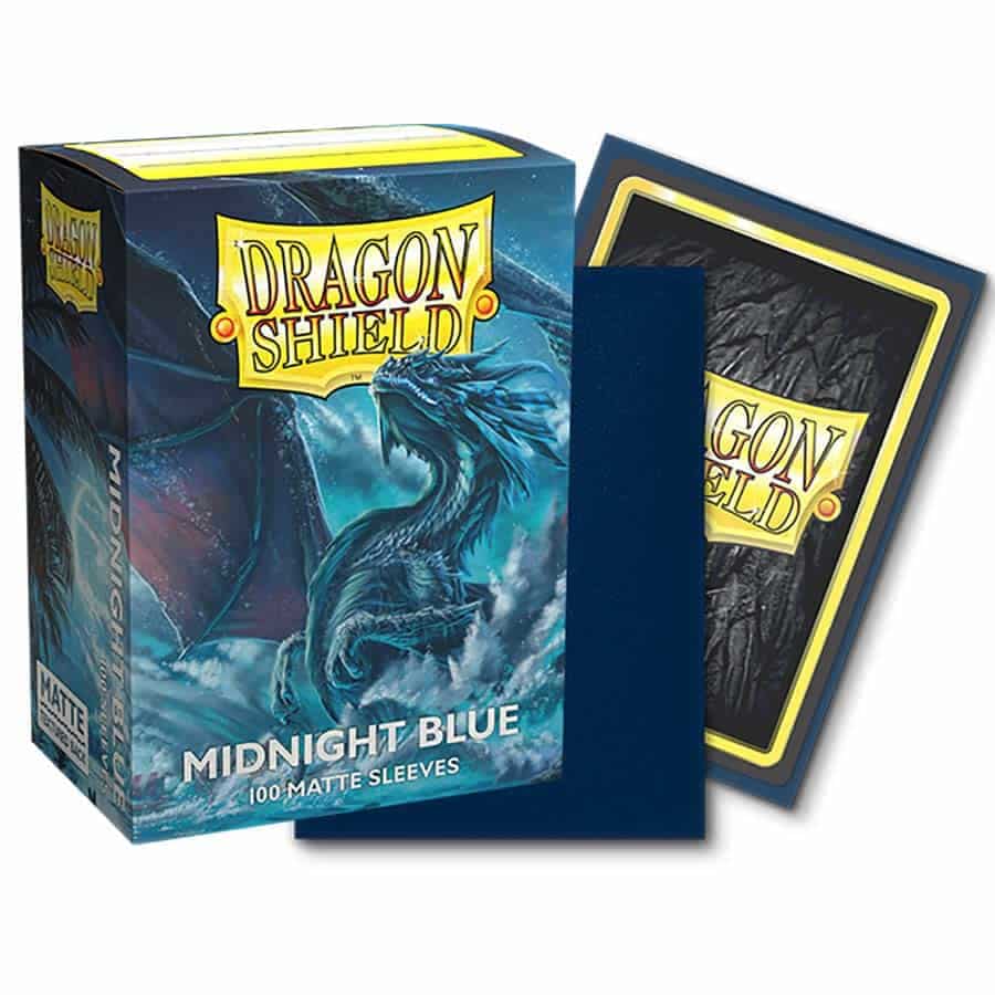 Arcane Tinmen 11057 Dragon Shield Sleeves: Matte: Midnight Blue (Box of 100)