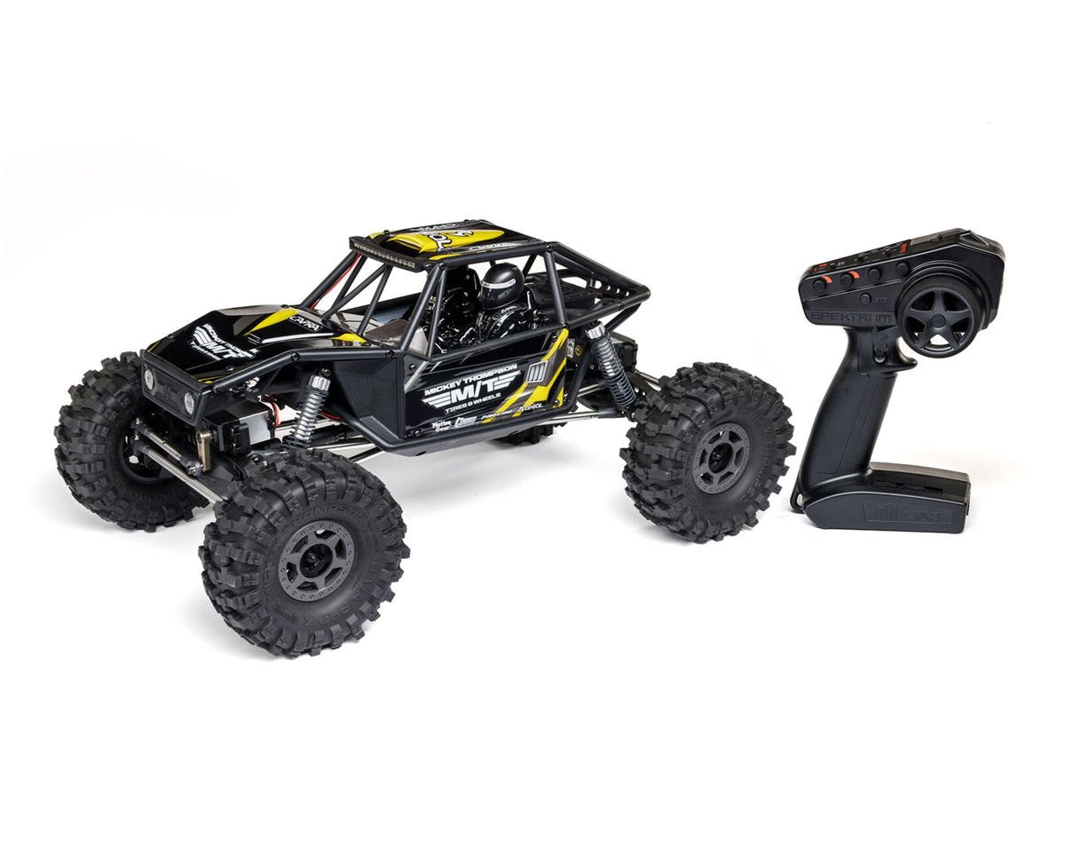Axial 1543T2 1/10 UTB10 Capra 1.9 4WS 4X4 RTR Brushed Rock Crawler, Yellow