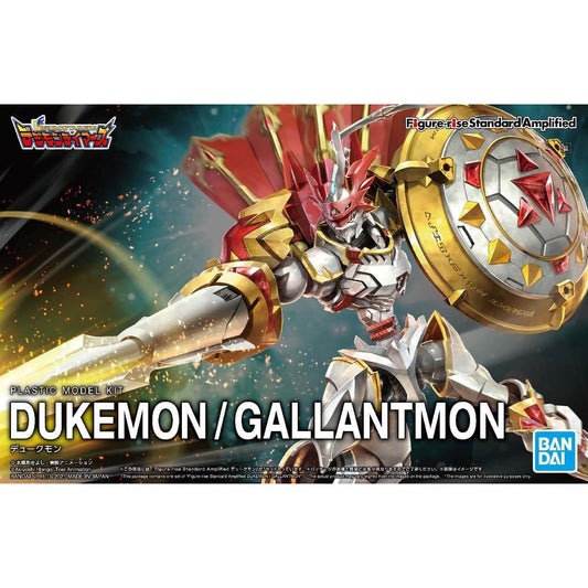 Bandai 2580531 Dukemon/Gallantmon (Amp) "Digimon Tamers" Fig-Rise Std