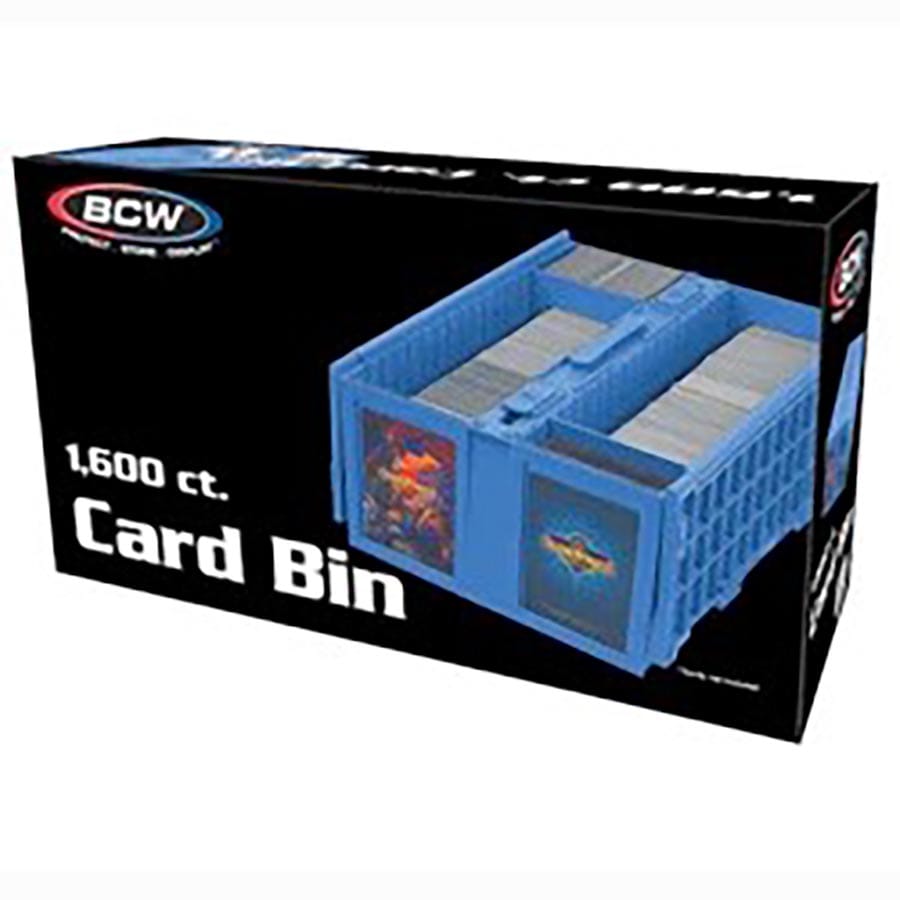 BCW Supplies CCB1600BLU 1600-CT Card Bin - Blue
