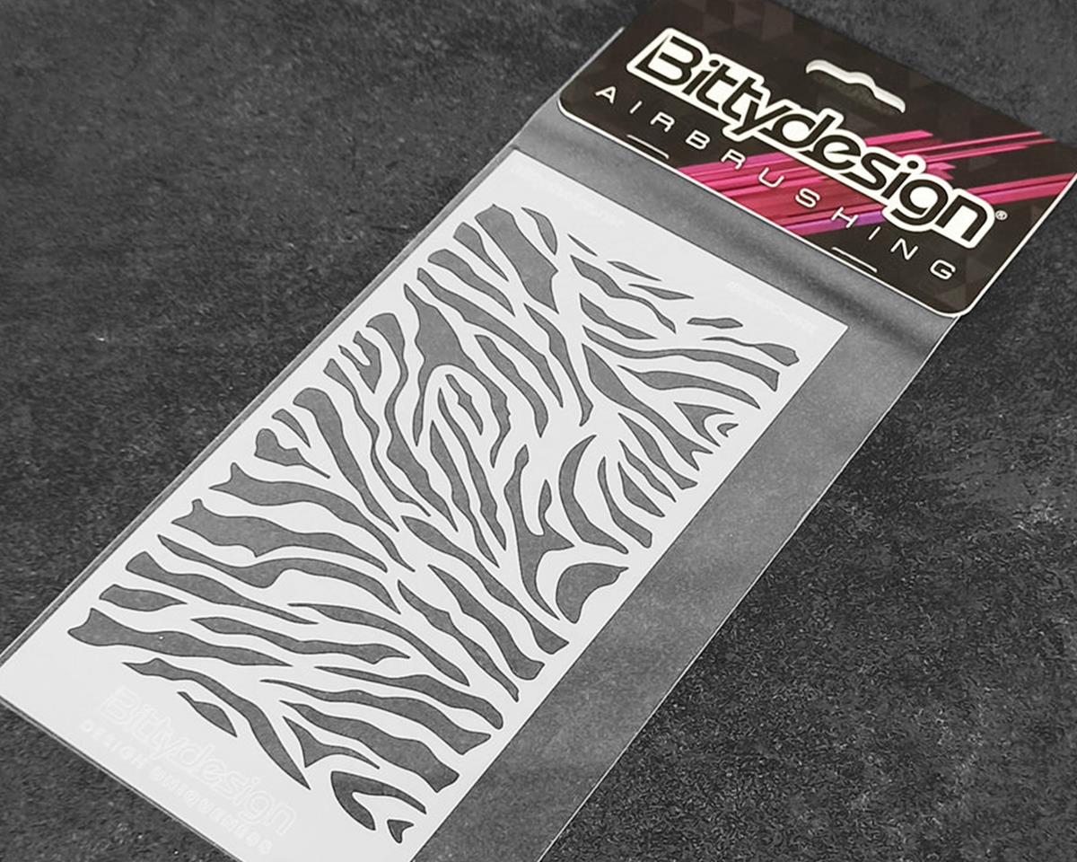 Bittydesign STC-016 Vinyl Paint Stencil (Zebra)
