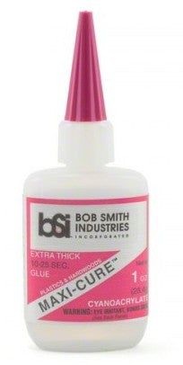 Bob Smith 112 Maxi-Cure Extra Thick CA Glue 1oz