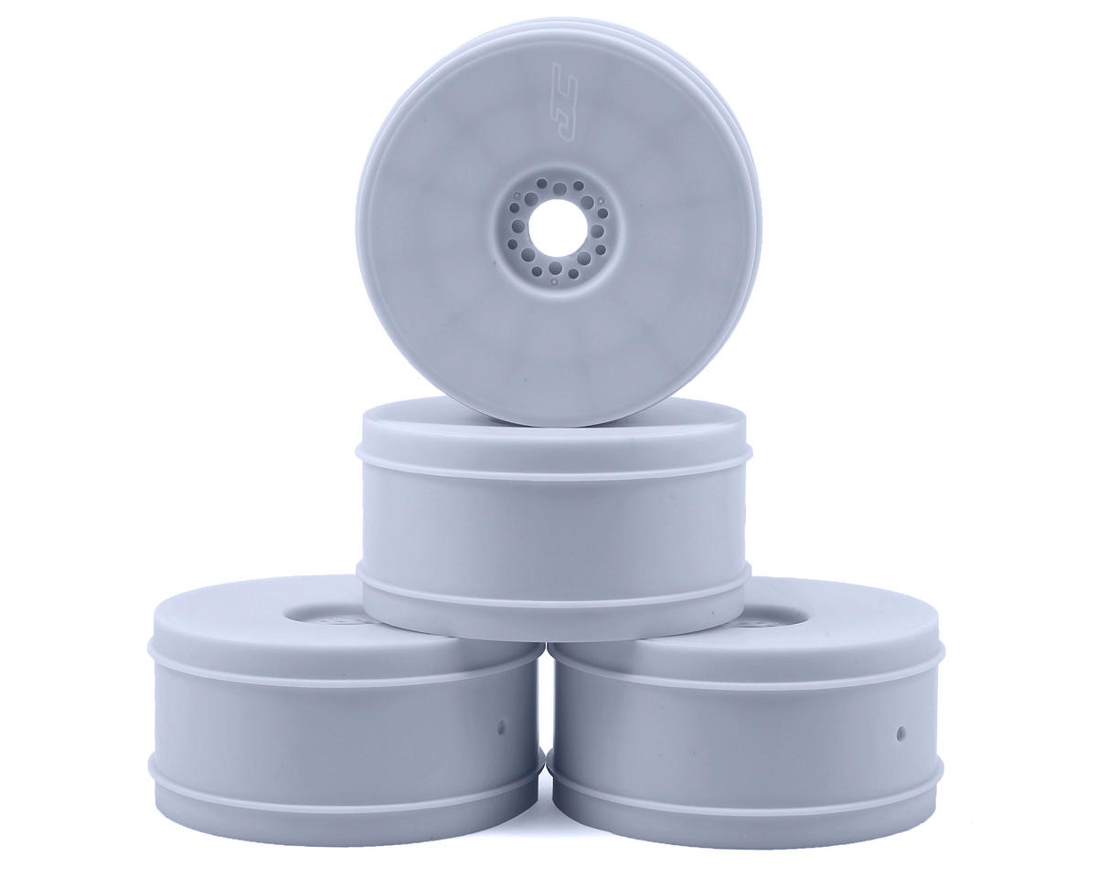 JConcepts 3357W Bullet - 1/8th Buggy Wheel - 83mm - 4pc - (White)