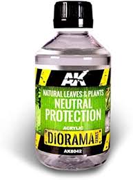 AK Interactive 8042 Diorama Series: Natural Leaves & Plants Neutral Protection Acrylic 250ml Bottle