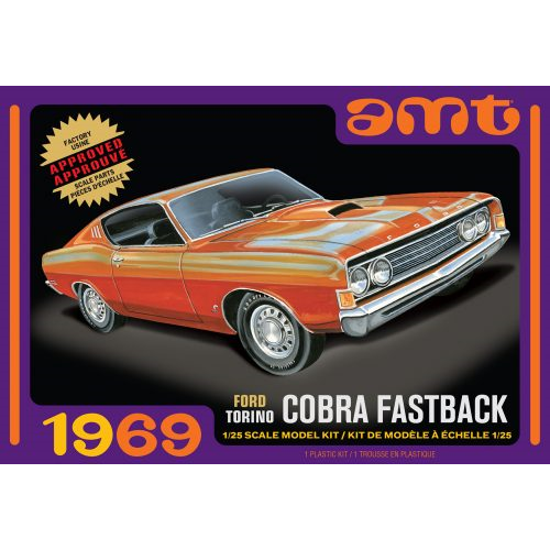 AMT 1217 M 1969 Ford Torino Cobra Fastback