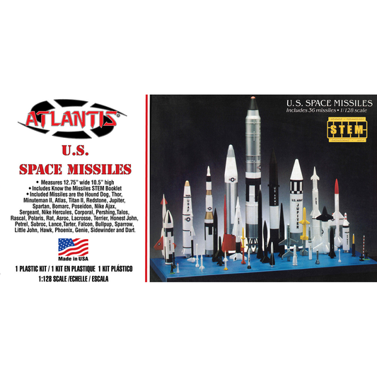 Atlantis 6871 US Space Missiles (36 diff) w/STEM Booklet