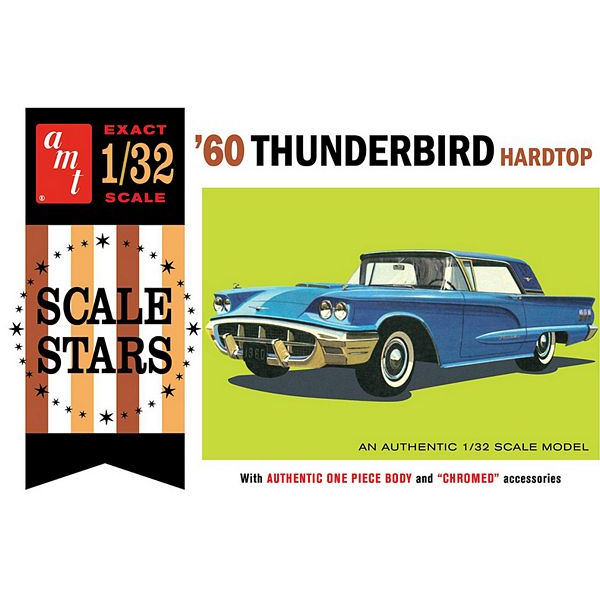 AMT 1135 Ford Thunderbird Hardtop 1/32 1960 Ford Thunderbird Hardtop
