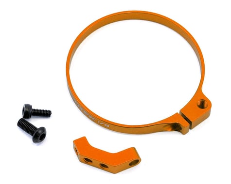Exotek 1756ORG 1/8 E-Buggy Clamp On Fan Mount (Orange)