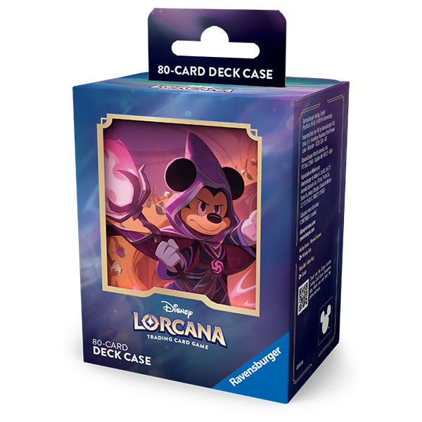 Ravensburger 8534 Lorcana: Reign of Jafar- Deck Box: Mickey Mouse, Wayward Sorcerer - Set 8