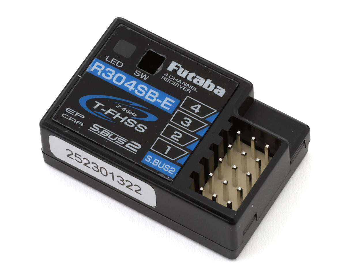Futaba 01102180-1 R304SB-E T-FHSS 4-Channel Telemetry 2.4GHz Receiver (EP Only)
