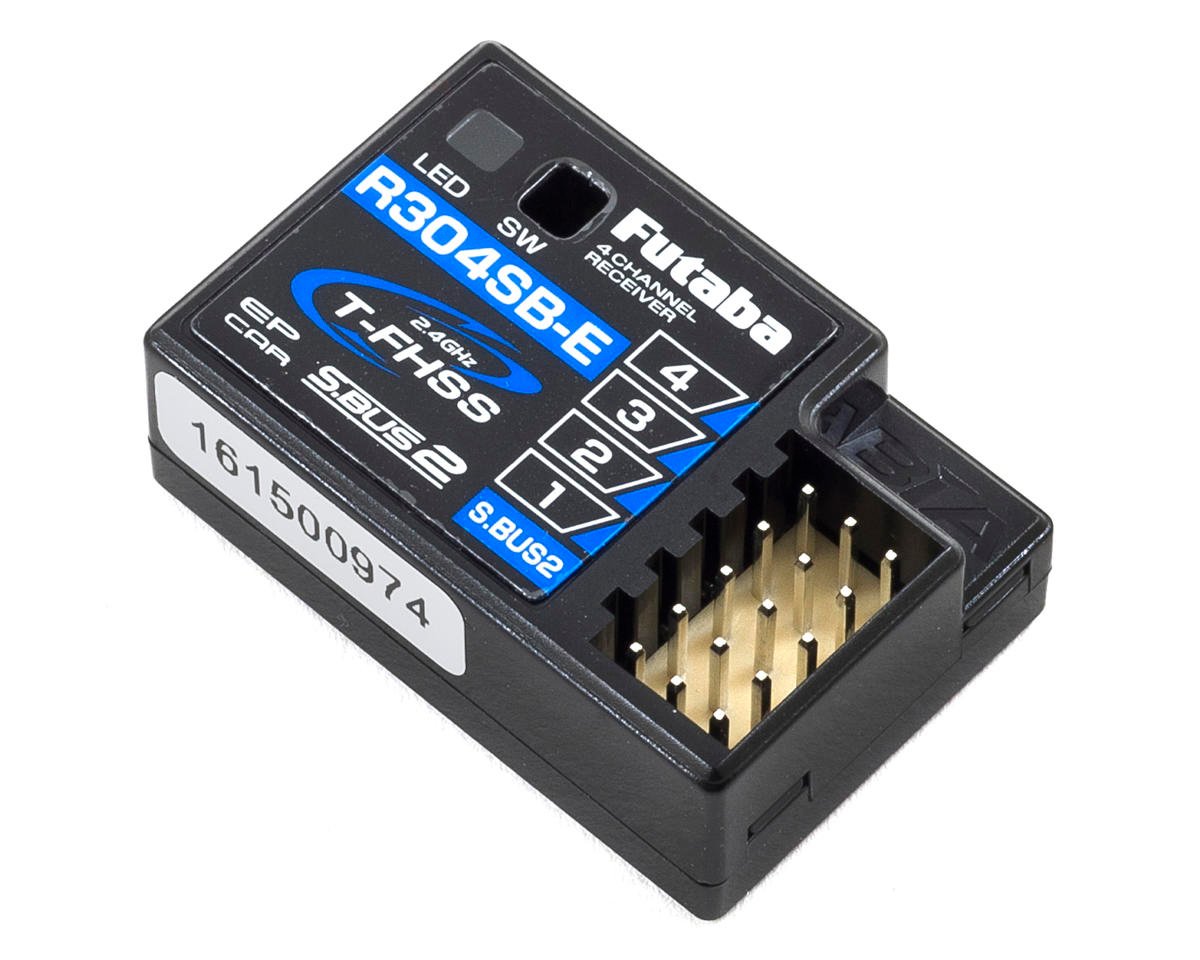 Futaba 01102180-3 R304SB-E T-FHSS 4-Channel Telemetry 2.4GHz Receiver