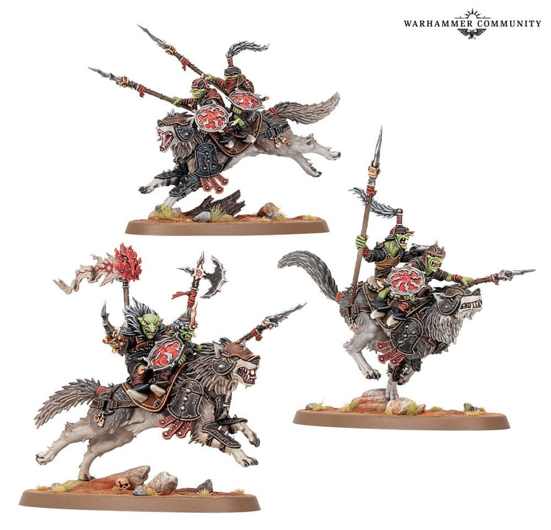 Citadel 89-88 Age of Sigmar Gloomspite Gitz: Snarlpack Cavalry