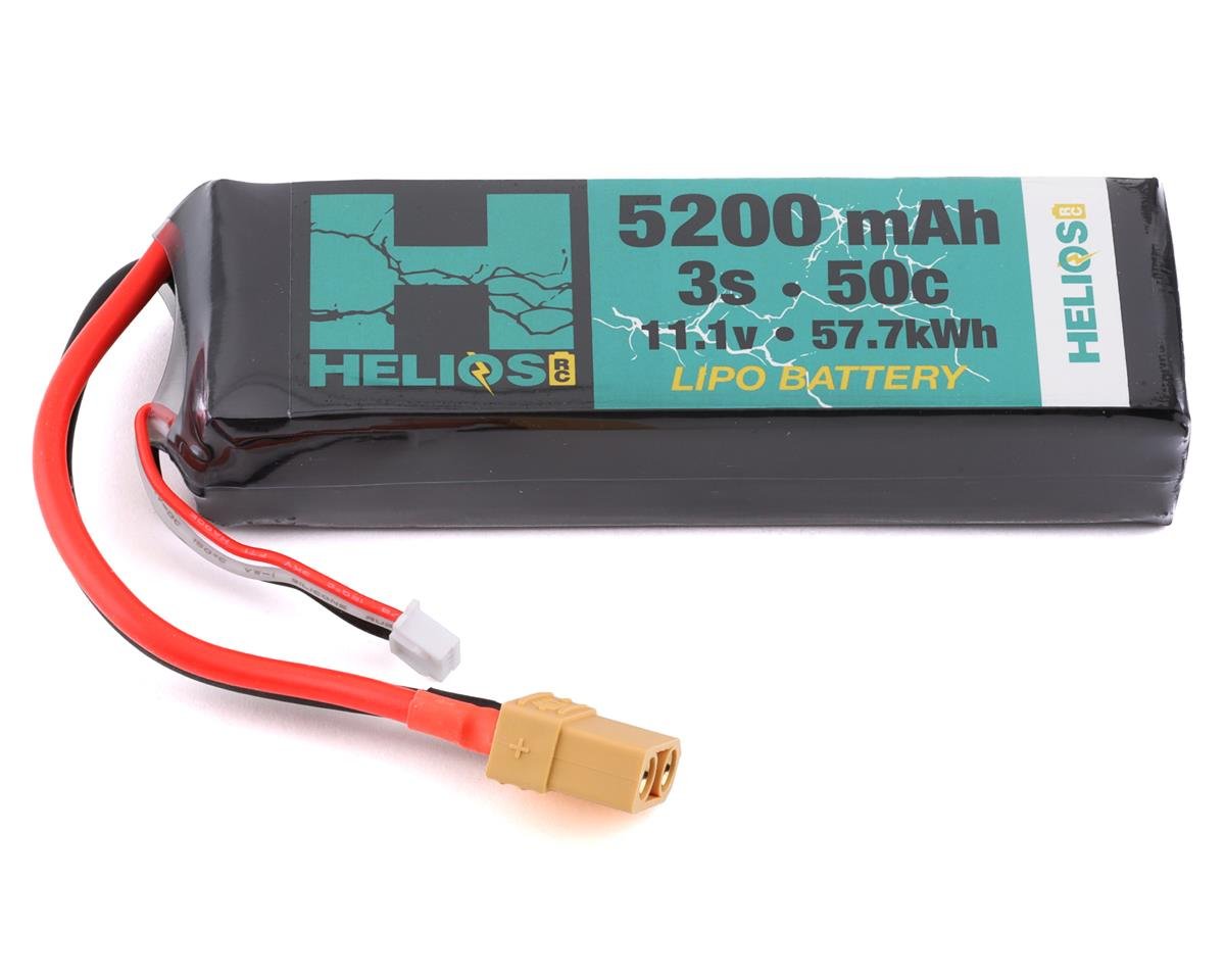 Helios RC 3S5200-50-X9 3S 50C LiPo Battery w/XT90 Connector (11.1V/5200mAh)