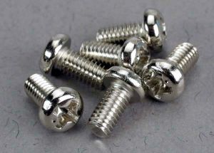 Traxxas 2558 Screws, 3x6mm roundhead machine (6)