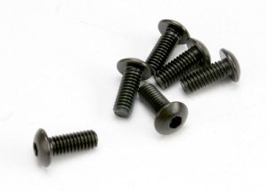 Traxxas 3936 Screws, 4x10mm button-head machine (hex drive) (6)