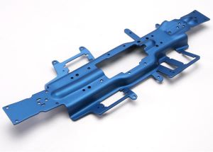 Traxxas 5322X Revo® Chassis 3.3 (extended 30mm) (3mm 6061-T6 aluminum) (anodized blue)