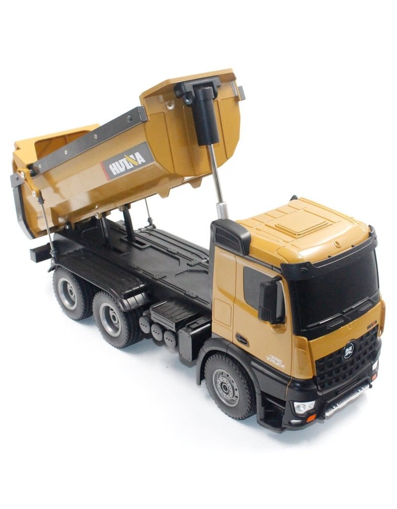 Huina 11573 2.4GHz 1/14 RC Dump Truck with Die-Cast Bed