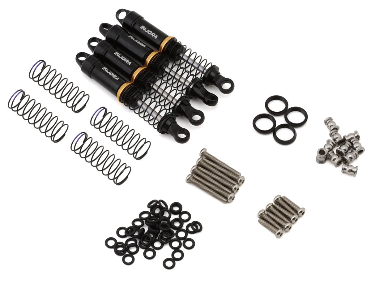 Injora 4M-122BK LS 59mm Long Travel Almn Shocks for TRX-4M®