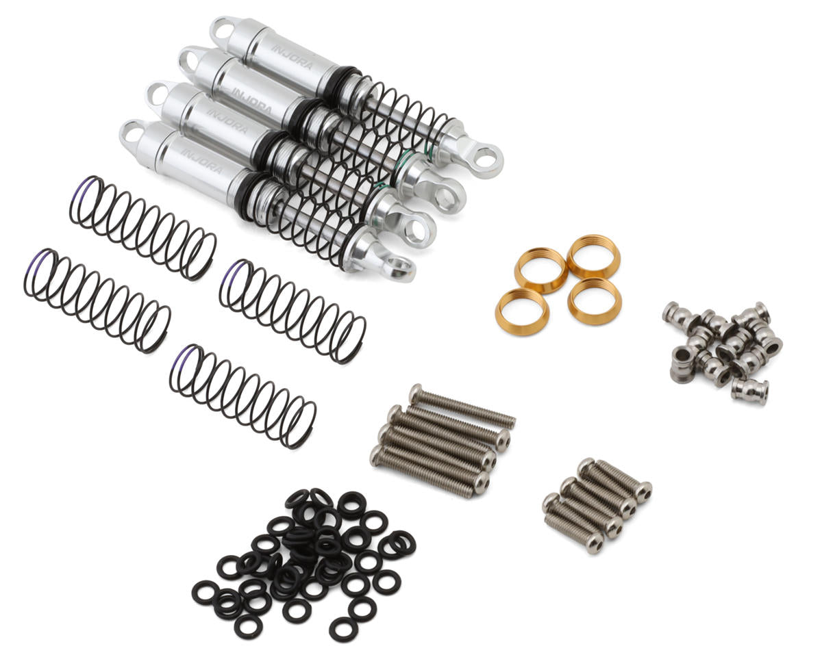 Injora 4M-122SR LS 59mm Long Travel Aluminum Threaded Oil Shocks for Traxxas® TRX-4M®
