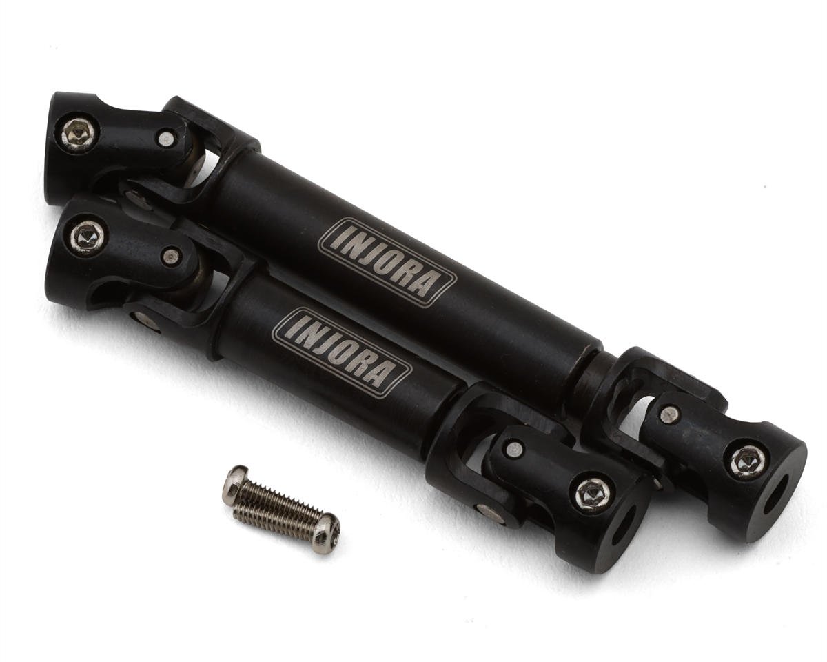 Injora 4M-50BK Hardened Steel Drive Shafts Set for Traxxas® TRX4M™ (Defender/Bronco)