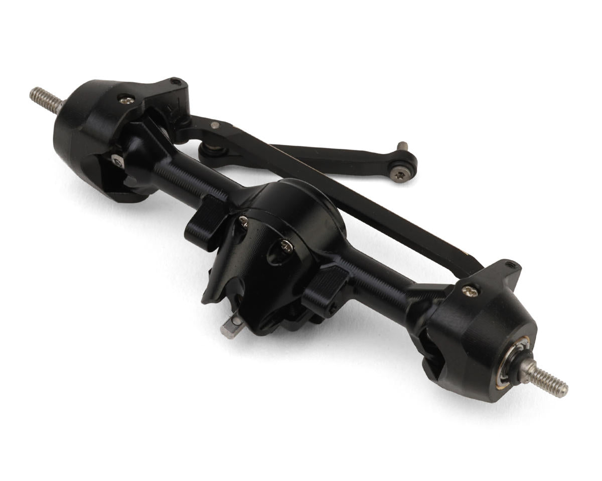 Injora SCX30-25BKF Axial SCX30 +3mm Aluminum Front Planet Axle (Black)