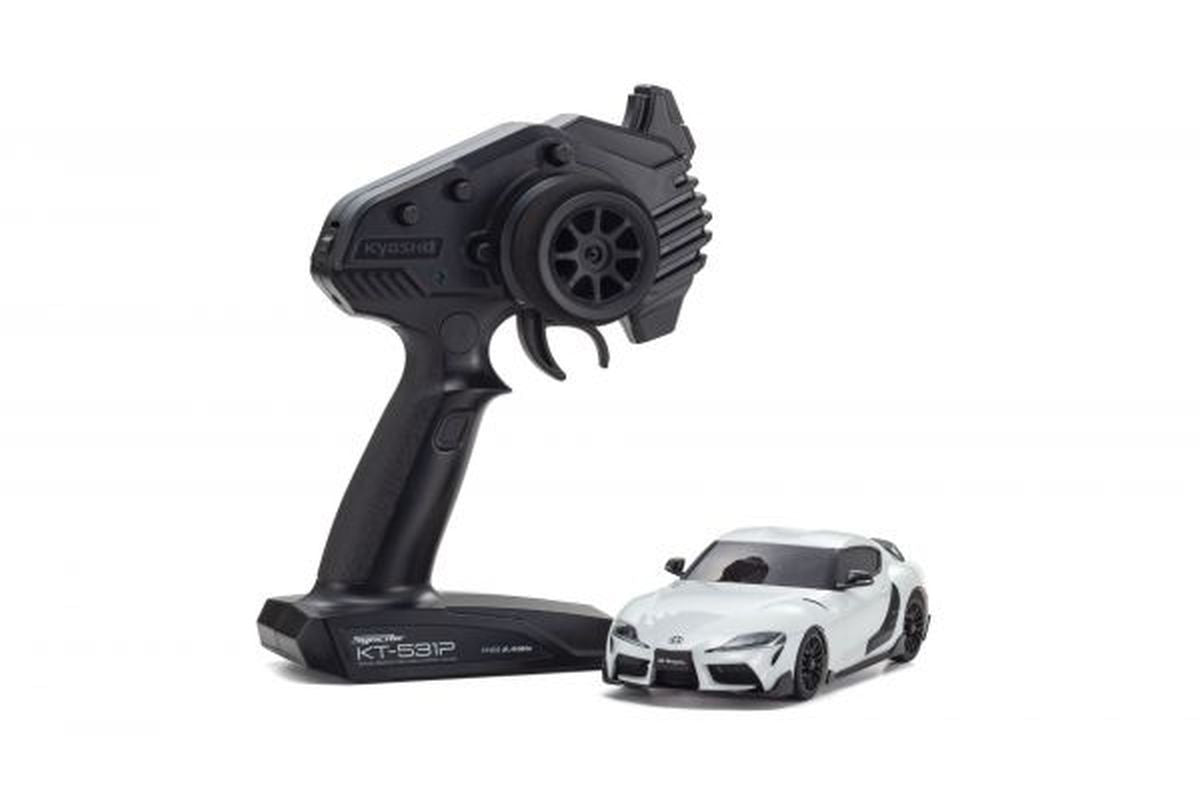 Kyosho 32378W MINI-Z RWD MR-04 TOYOTA GR Supra TRD Aero White Metallic Readyset