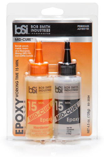 Bob Smith 203 Mid-Cure 15-Minute 2-Part Epoxy 4.5oz