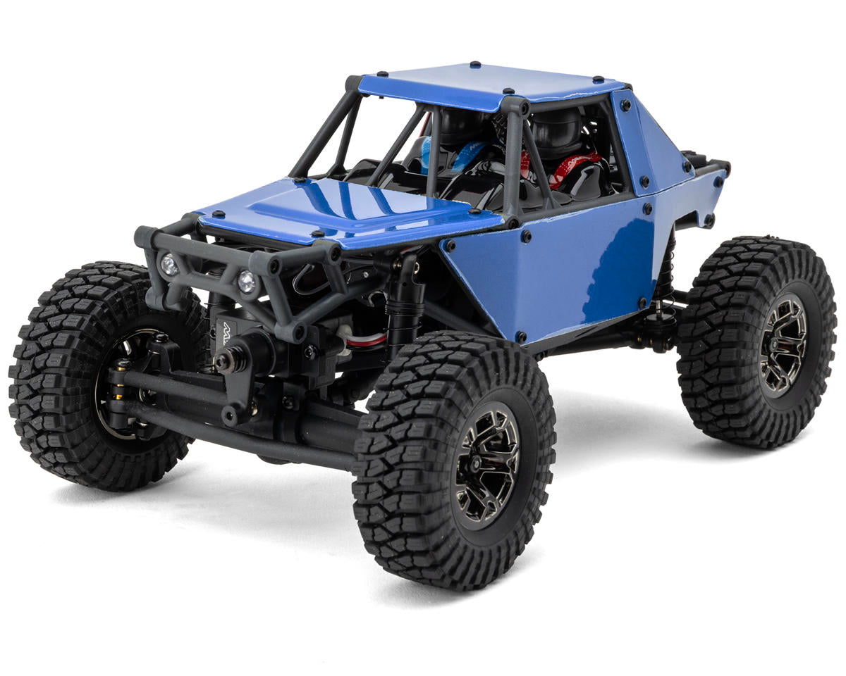 Maverick 151303 Scout-24 Flux 1/24 4WS 4WD RTR Brushless Mini Rock Crawler (Blue)