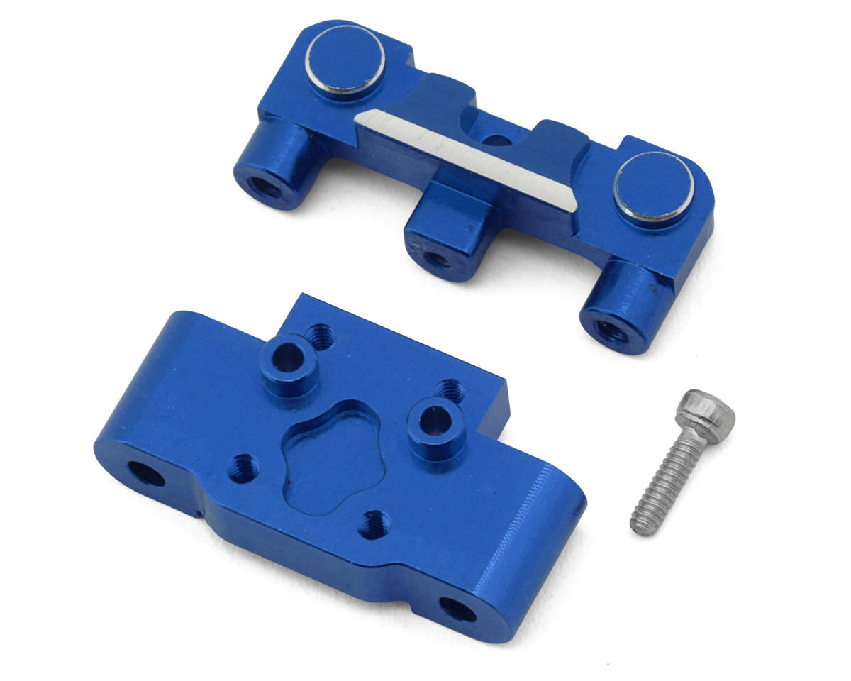 NEXX Racing 588-BL Maverick Microbe Aluminum Front Bulkhead Set (Blue)