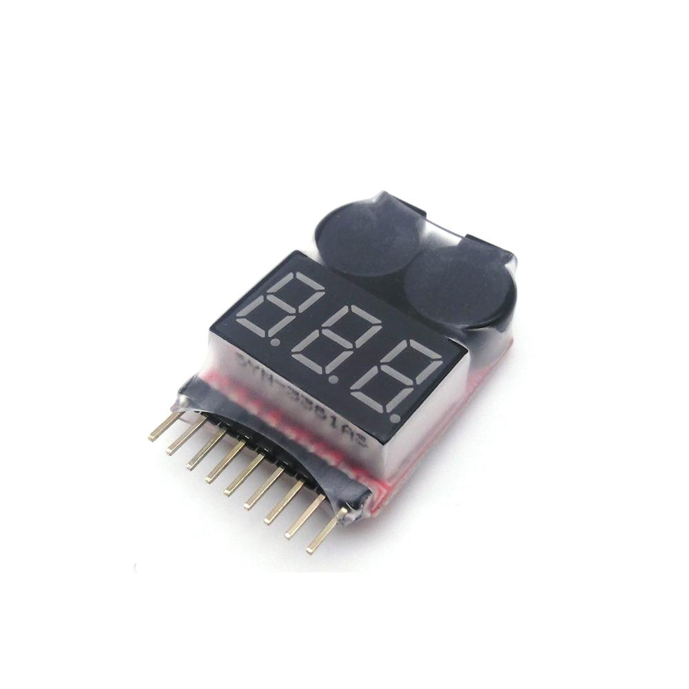 Injora XSQ2016009002 1-8S Low Voltage Lipo Battery Voltage Indicator Tester - 1PCS