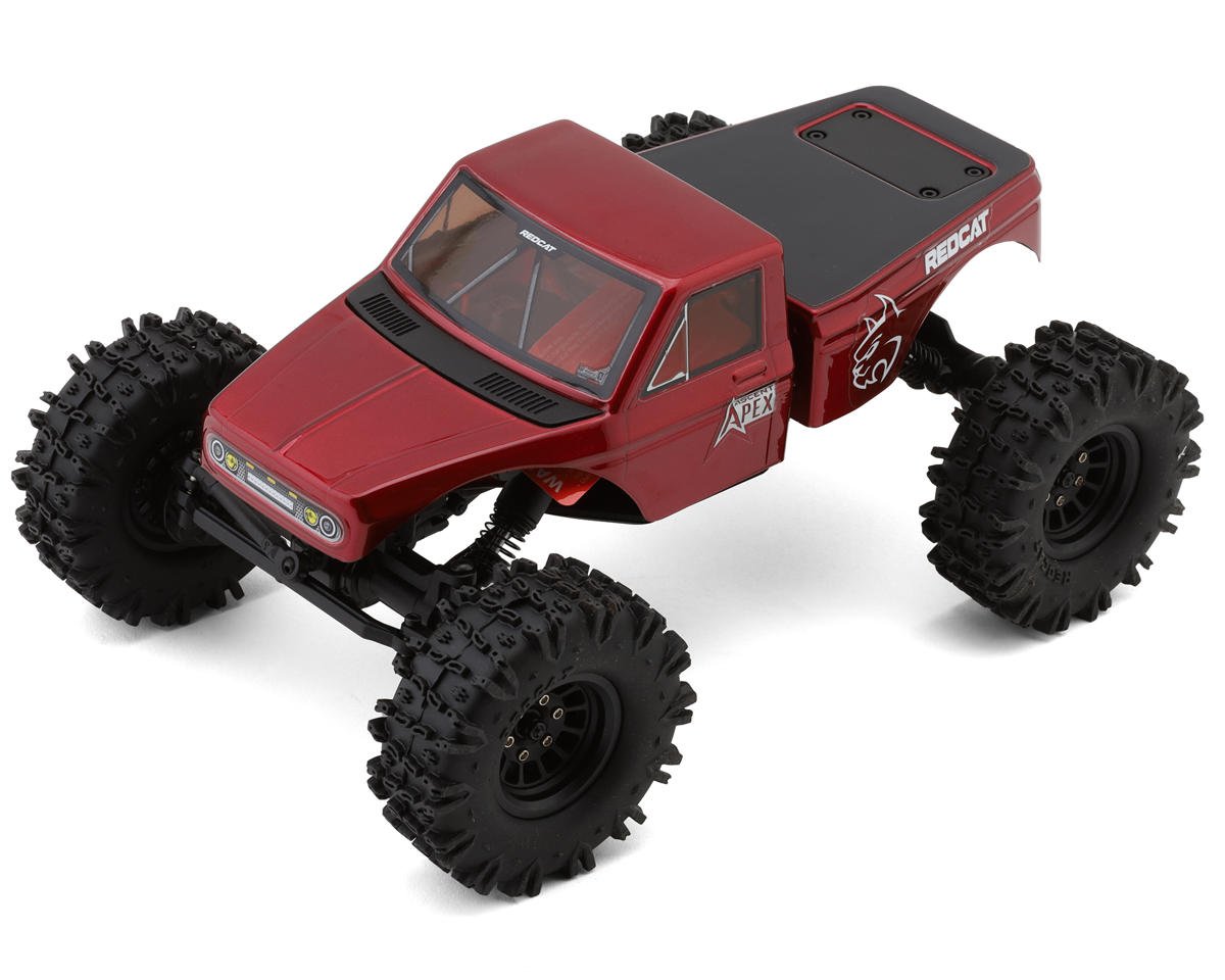 Redcat Racing 42219 Ascent-18 Apex 1/18 4WD RTR Brushless Rock Crawler (Red)