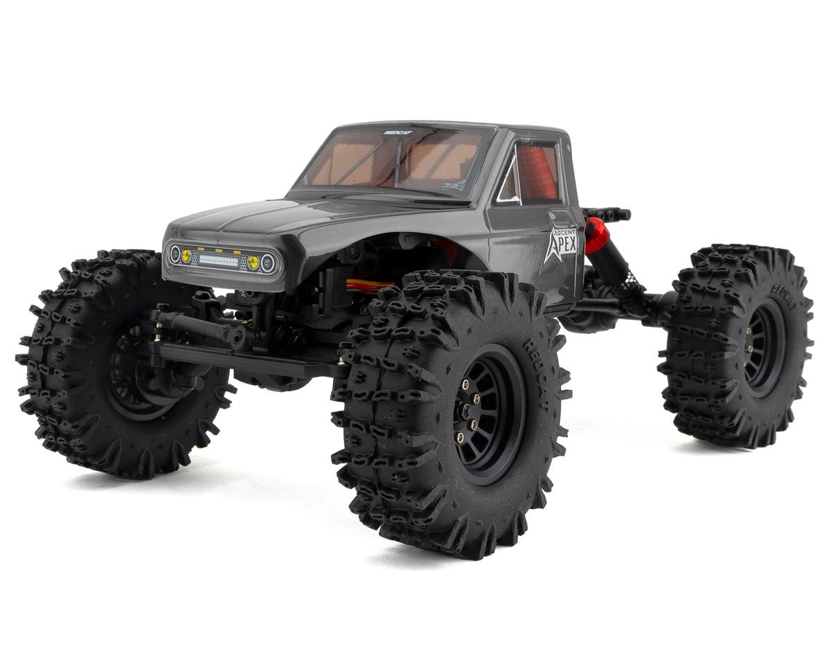 Redcat Racing 42222 Ascent-18 Apex 1/18 4WD RTR Brushless Rock Crawler (Dark Metallic Gray)