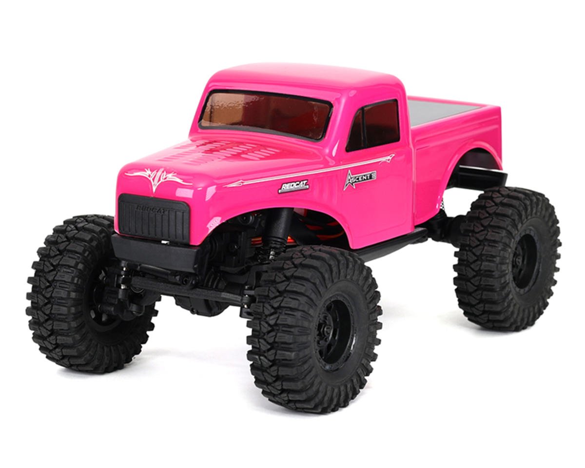 Redcat Racing 43484 Ascent-18 1/18 4WD RTR Brushed Rock Crawler (Pink) w/2.4GHz Radio, Battery & Charger