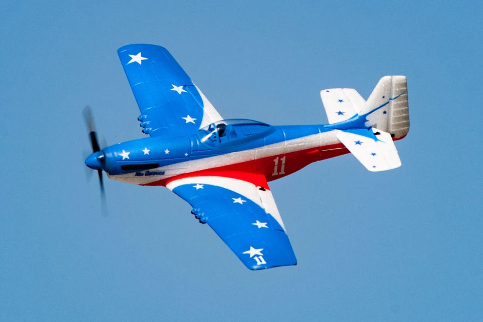 Rage RC A1300V3 - P-51D Miss America Micro RTF Airplane with PASS (Pilot Assist Stability Software) System