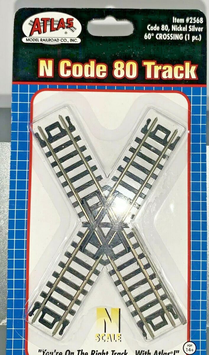 Atlas 2568 N Code 80 Track 60 Degree Crossing