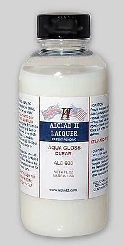 Alclad 600 4oz. Bottle Aqua Acrylic Gloss Varnish