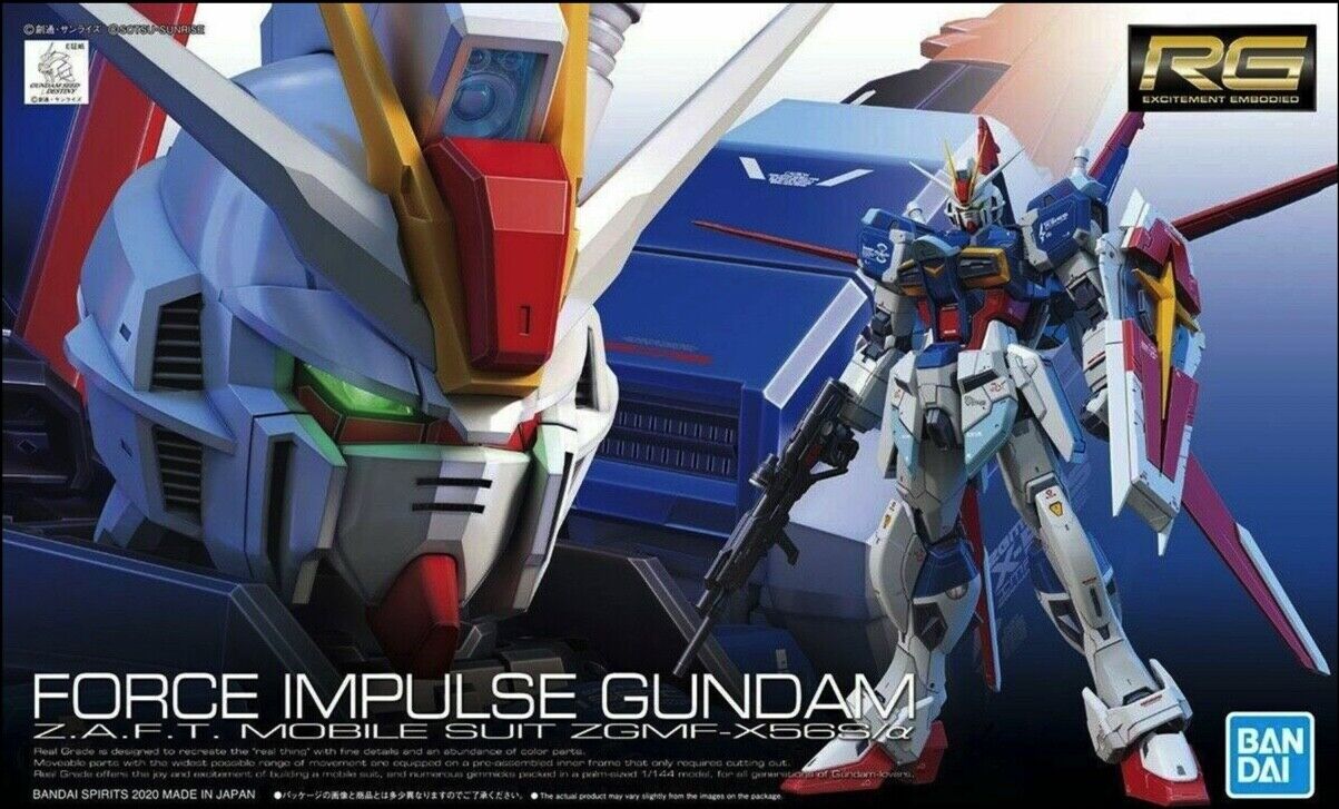 Bandai 5059228 2509667 RG #22 ZGMF-X56S/a Alpha Force Impulse