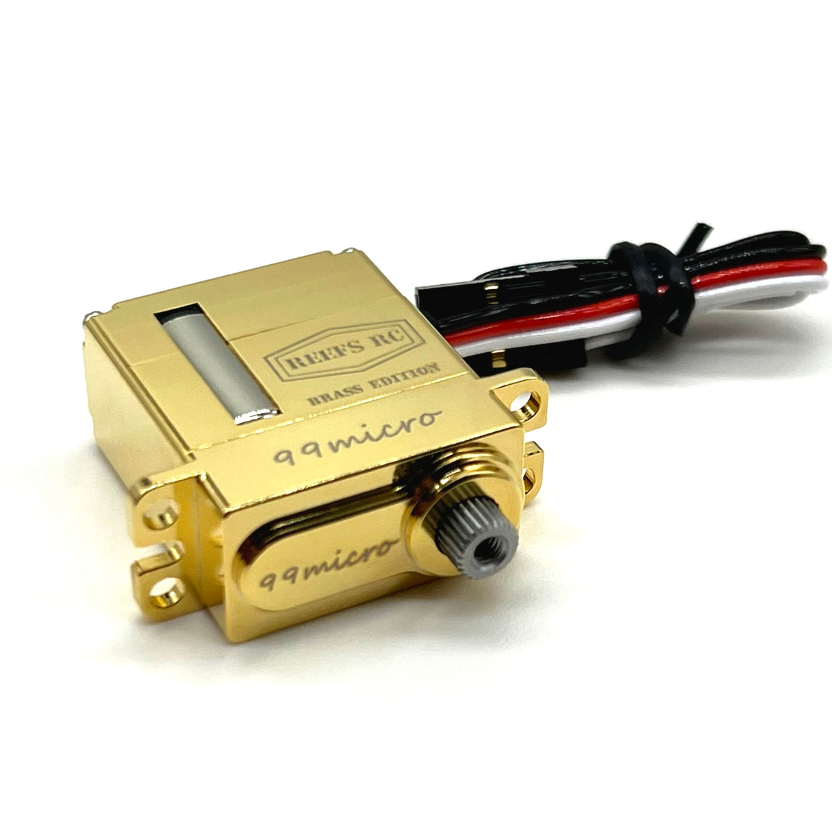 Reef's RC REEFS 162 99MICRO Servo, Brass Edition