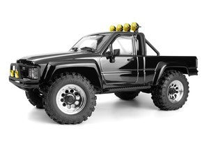 HPI 160968 Venture18 Flux 1985 Toyota Hilux SR5 - Black (T)