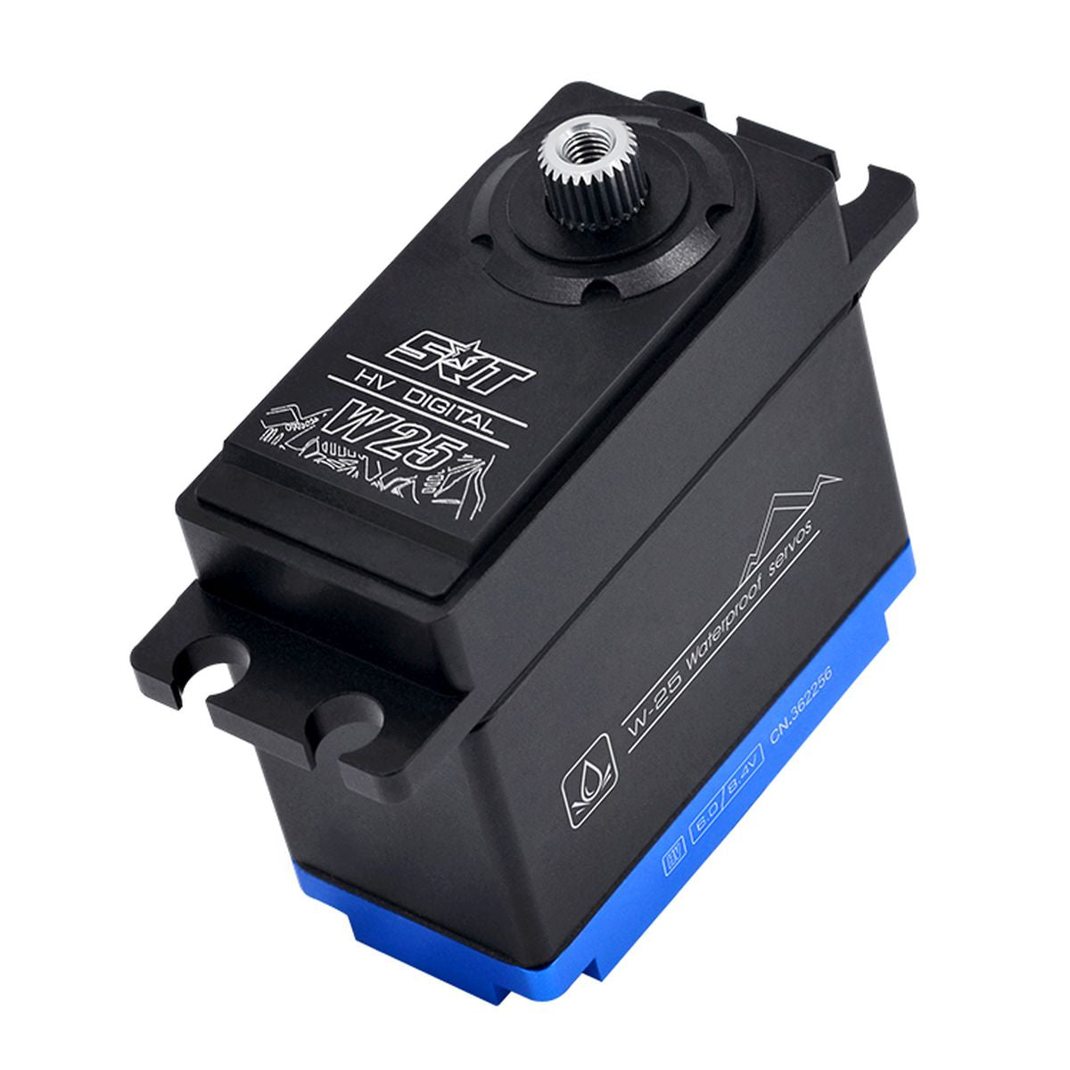 SRT Servos W25 W25 Standard HV DC Digital Waterproof Servo .14sec / 247.2oz @ 7.4V