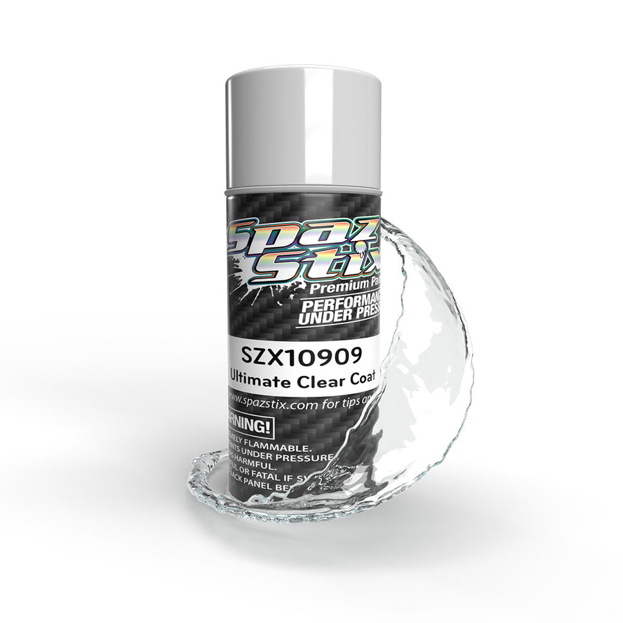 SpazStix 10909 ULTIMATE CLEAR COAT AEROSOL PAINT 3.5OZ