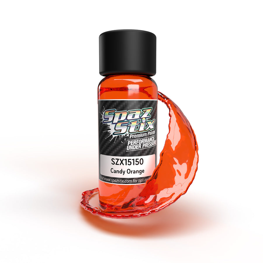 SpazStix 15150 CANDY ORANGE AIRBRUSH PAINT 2OZ