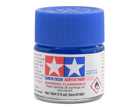 Tamiya 81523 MX-23 Mini Clear Blue Acrylic Paint