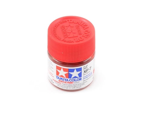 Tamiya 81707 MXF-7 Mini Flat Red Acrylic Paint (10ml)