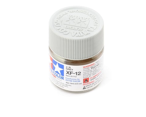 Tamiya 81712 MXF-12 J.N. Flat Gray Acrylic Paint (10ml)