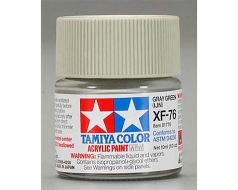 Tamiya 81776 MXF-76 Flat Grey Green Acrylic Paint (10ml)