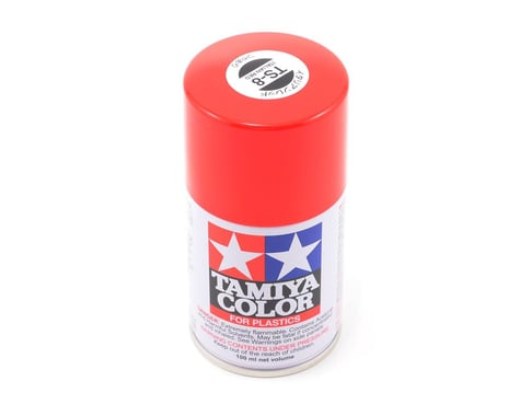 Tamiya 85008 TS-8 Italian Red Lacquer Spray Paint (100ml)