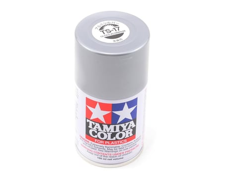 Tamiya 85017 TS-17 Aluminum Silver Lacquer Spray Paint (100ml)