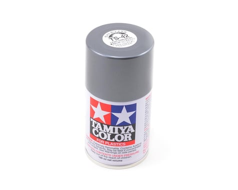 Tamiya 85042 TS-42 Light Gun Metal Lacquer Spray Paint (100ml)